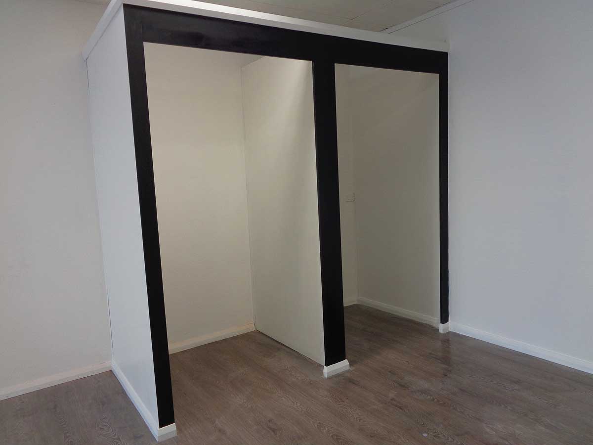 Fitting room Installation and Painting