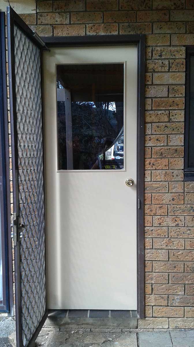 Install and paint new door